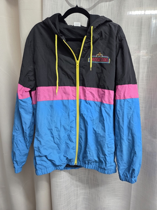 Universal Studio Other - Universal Studios Colorblock Windbreaker 90s Style Theme Park Core Size L